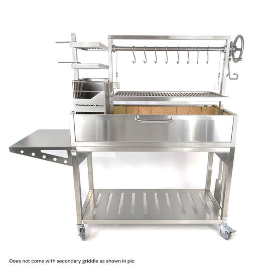 Tagwood BBQ "BBQ03SS" Argentine Santa Maria Wood Fire & Charcoal Grill