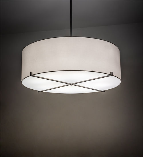 Meyda 48" Wide Cilindro Structure Pendant