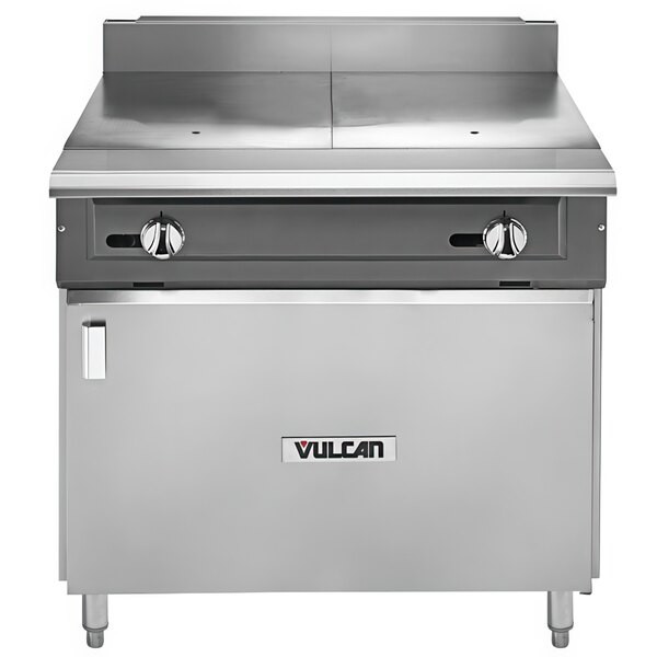 Vulcan V236HB-LP V Series Liquid Propane Heavy-Duty Range with 36″ Hot Top and C