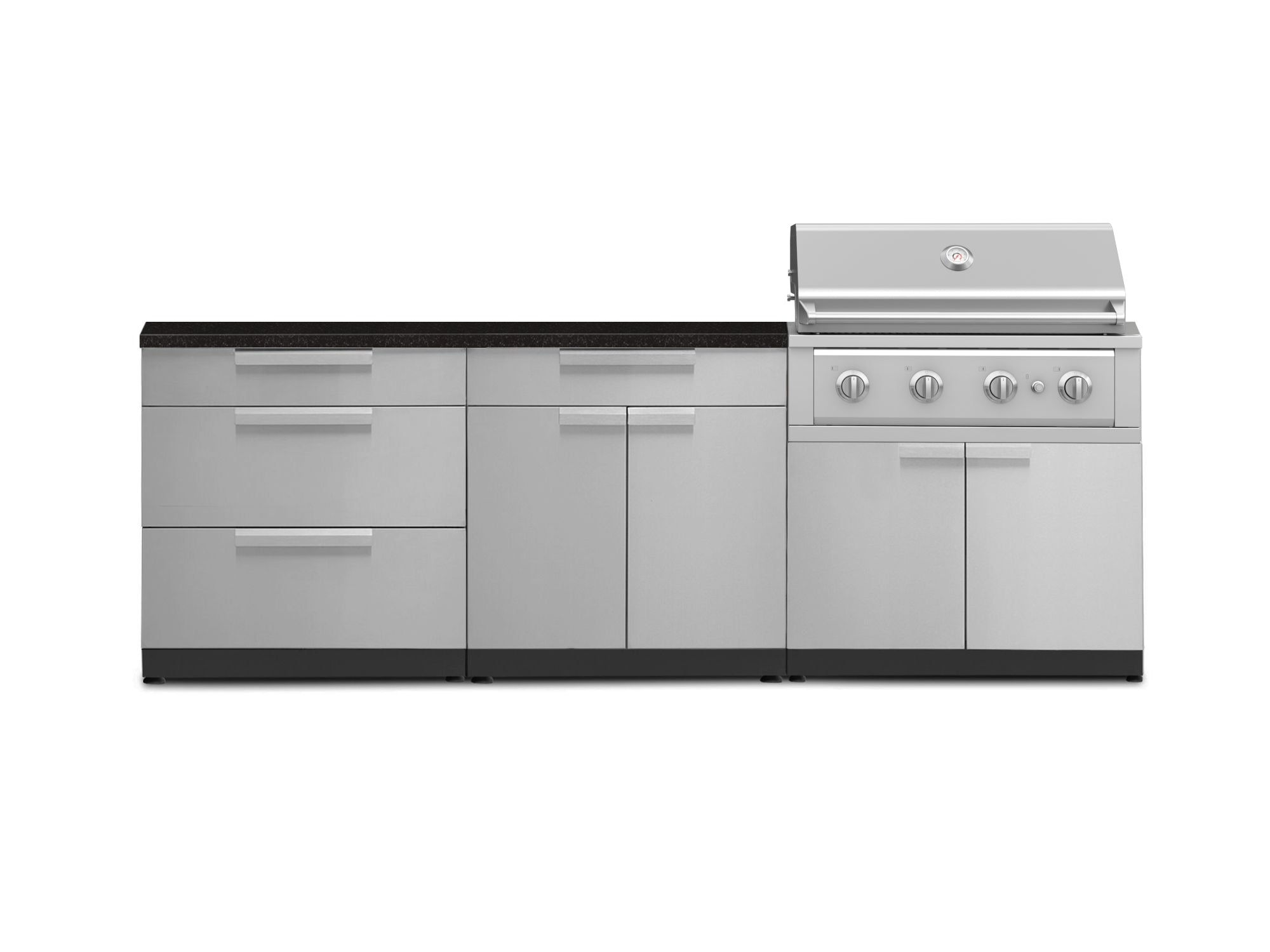 NewAge Outdoor Kitchens Stainless-Steel 5-pc Cabinet Set w/ 3 Drawer