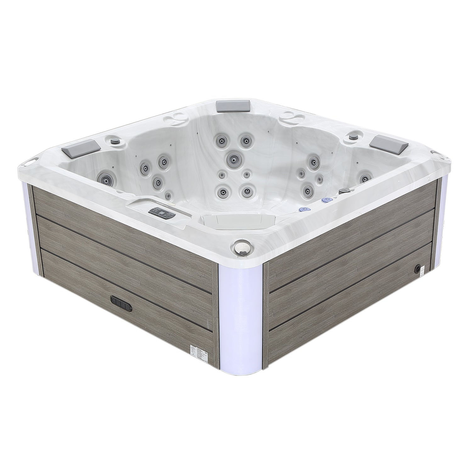 Empava SPA3528 5-Person LED Luxury Hydromassage Outdoor Hot Tub EMPV-SPA3528