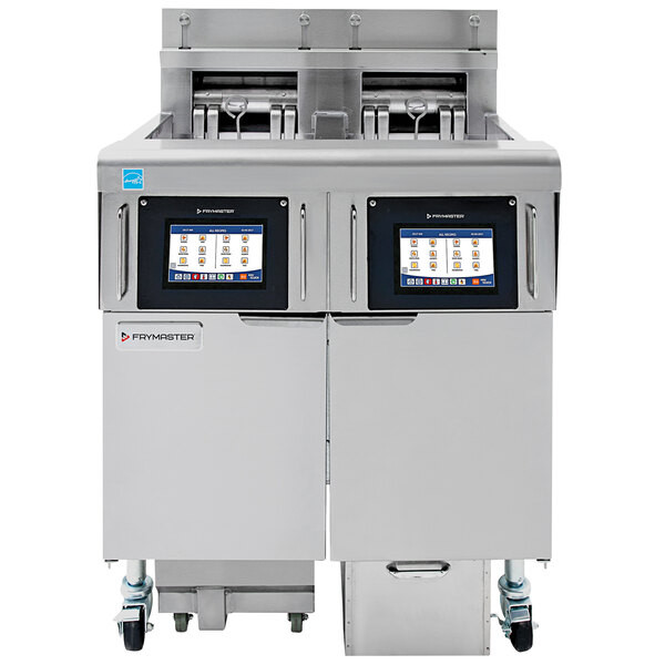 Frymaster FilterQuick 4FQE30U Oil-Conserving Electric Floor Fryer with (4) 30 lb