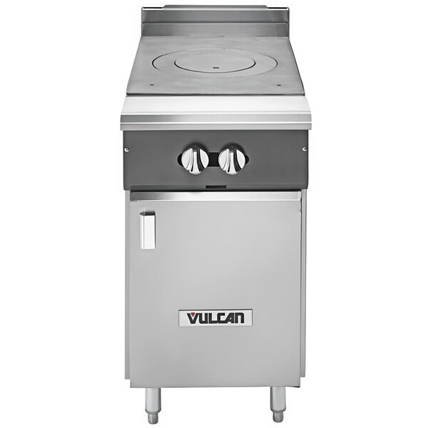 Vulcan V1FT18B-LP V Series Liquid Propane Heavy-Duty Range with 18″ French Top
