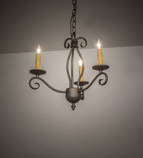 Meyda 18" Wide Sienna 3 Light Chandelier — MEY-156774