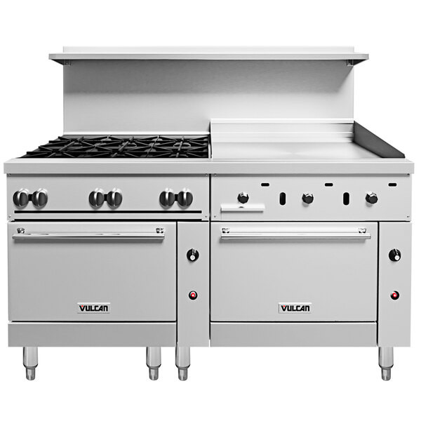 Vulcan 72SC-6B-36GT-P Endurance 6 Burner 72″ Liquid Propane Thermostatic Range