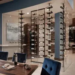 Thumbnail: Vino Pins Single Sided Post Kit 10 (floor-to-ceiling wine rack system)