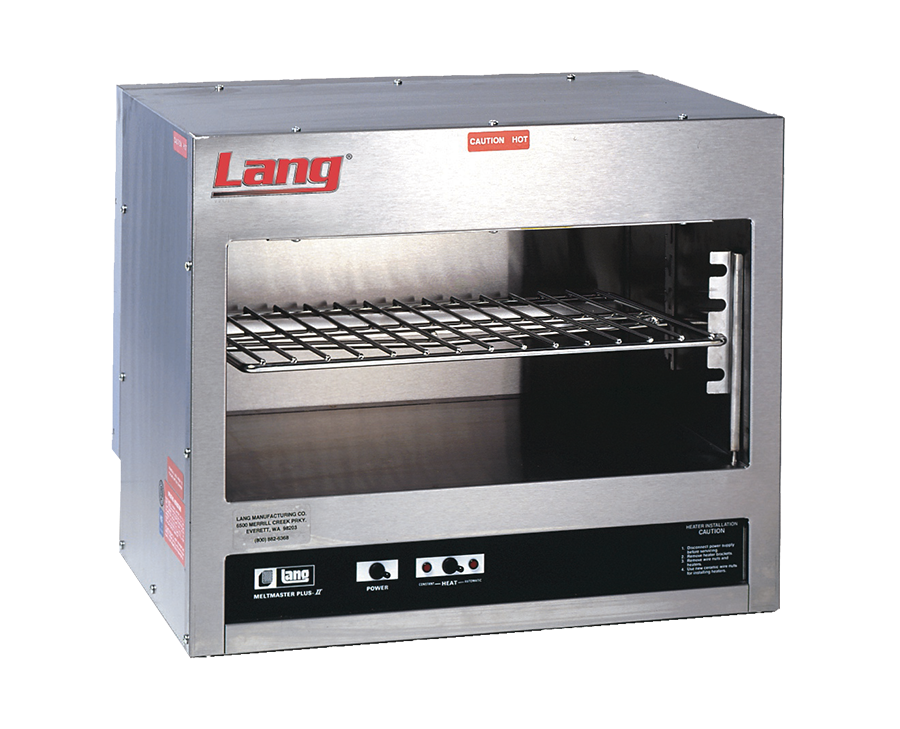 Lang 124CMW Electric Wall Mount Broiler Cheese Melter Infrared Heat 1 Deck - 2