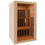 Thumbnail: Viti 2- Person Indoor Hemlock Wooden Carbon FAR Infrared Home Sauna Room with LE