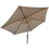 Thumbnail: Kokomo Grills 9' Hand Crank and Tilt Beige Outdoor Kitchen Umbrella