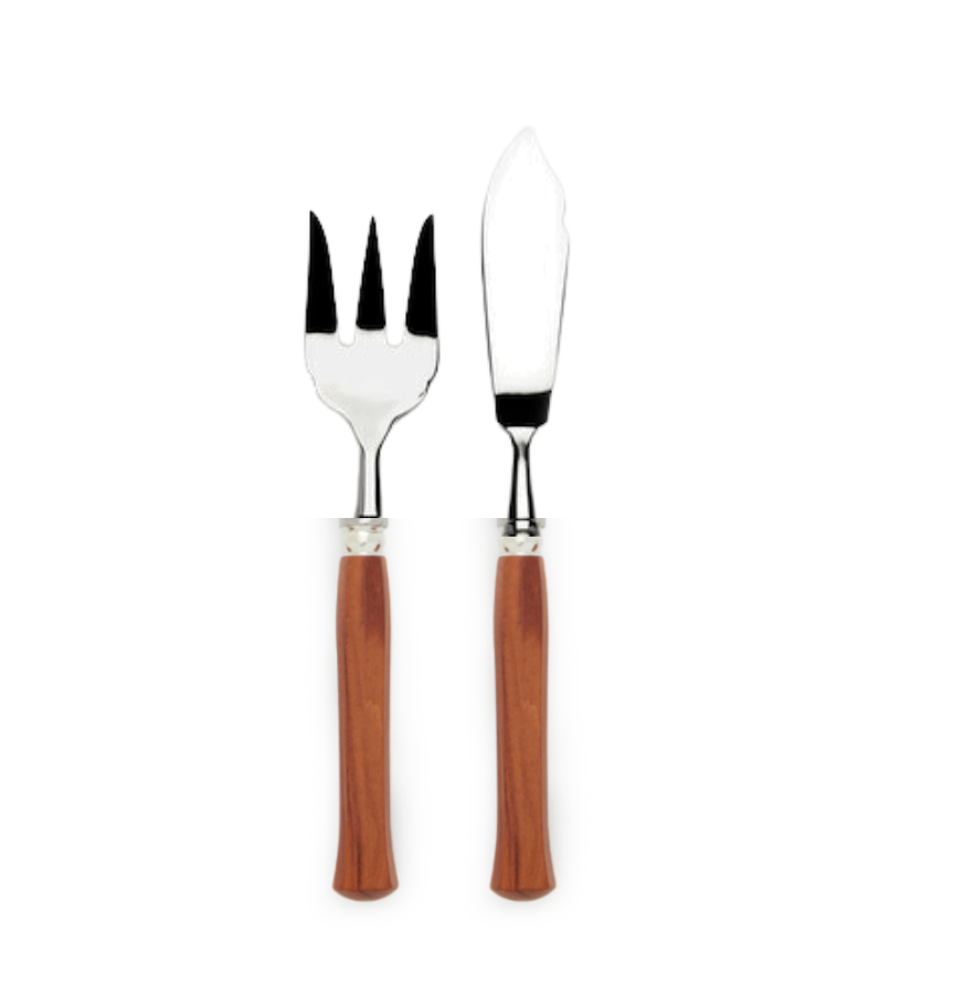 Alain Saint Joanis Riviera Rosewood Fish Serving Set