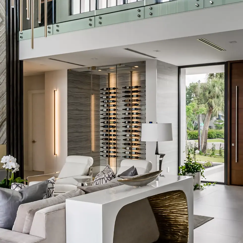 Thumbnail: Vino Rails Magnum Mounting Plate (floating wine rack system component)
