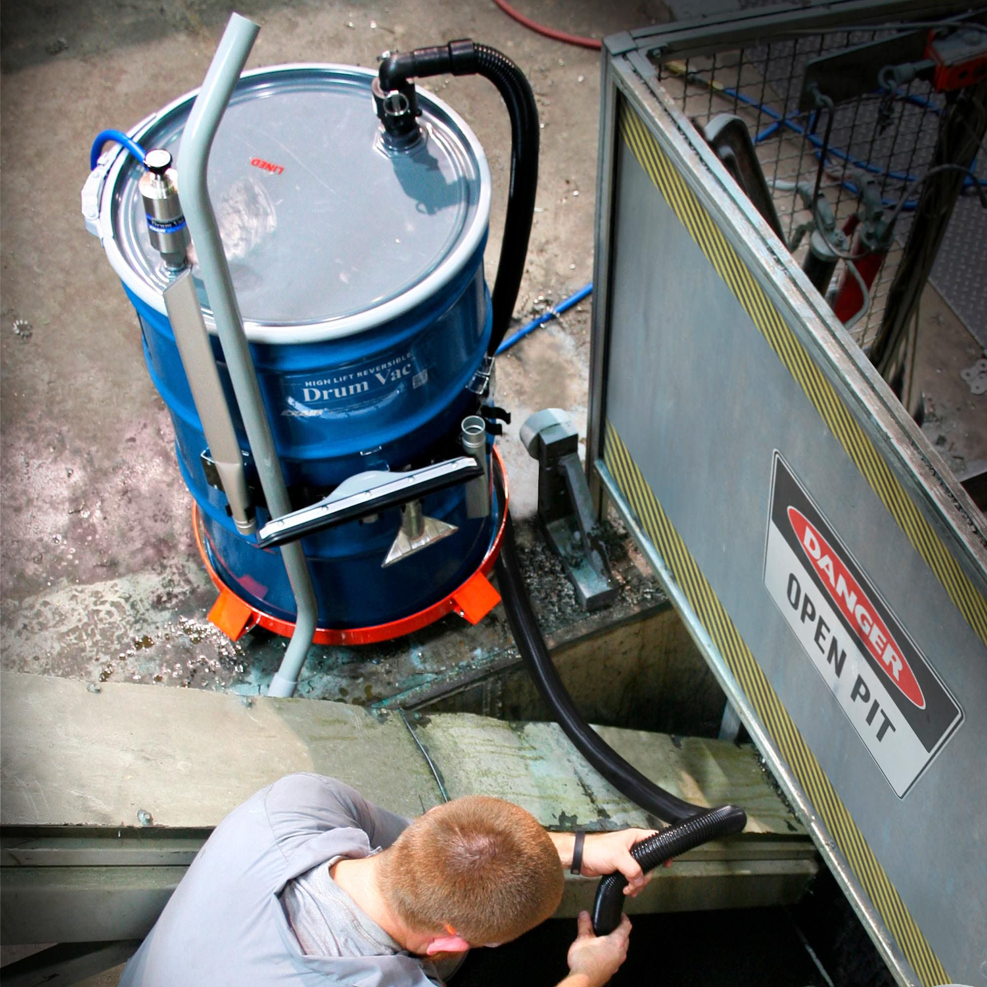 Exair Premium High Lift Reversible Drum Vac System