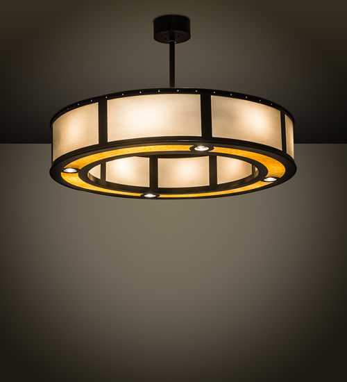 Meyda 44" Wide Smythe Craftsman Pendant