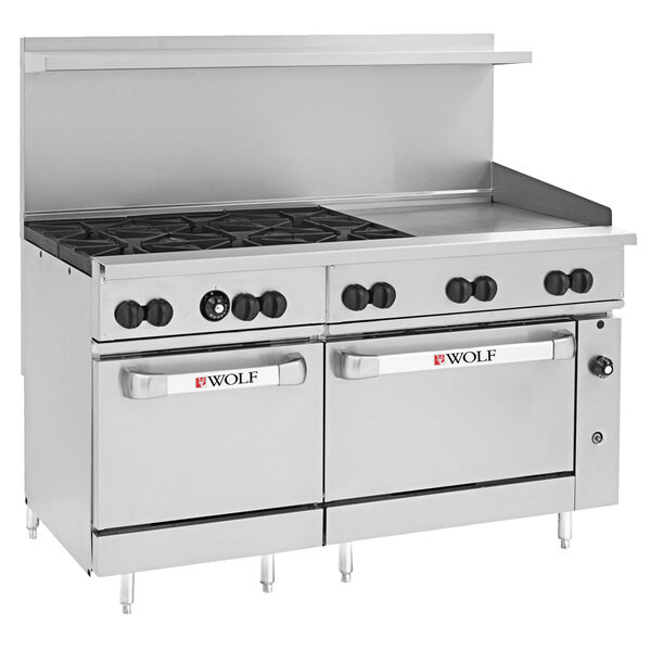 Wolf by Vulcan C60SS-6B24GN Challenger XL Series Natural Gas 60″ Manual Range wi