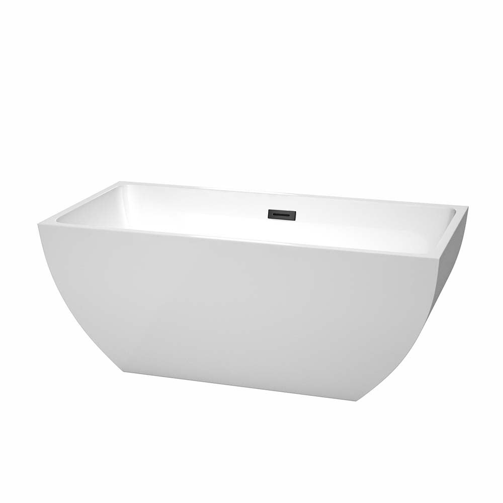 Wyndham Collection Rachel 59 Inch Freestanding Bathtub in – WCBTK150559MBTRIM