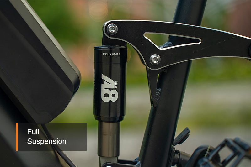 Thumbnail: HAOQI Cheetah Full Suspension Electric Bike (UL Certified)