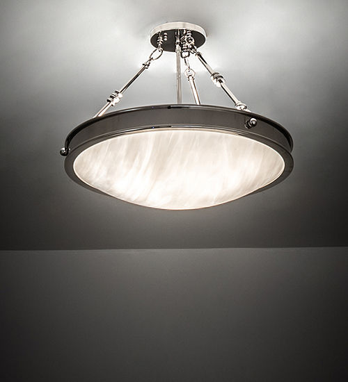 Meyda 20" Wide Dionne Inverted Pendant