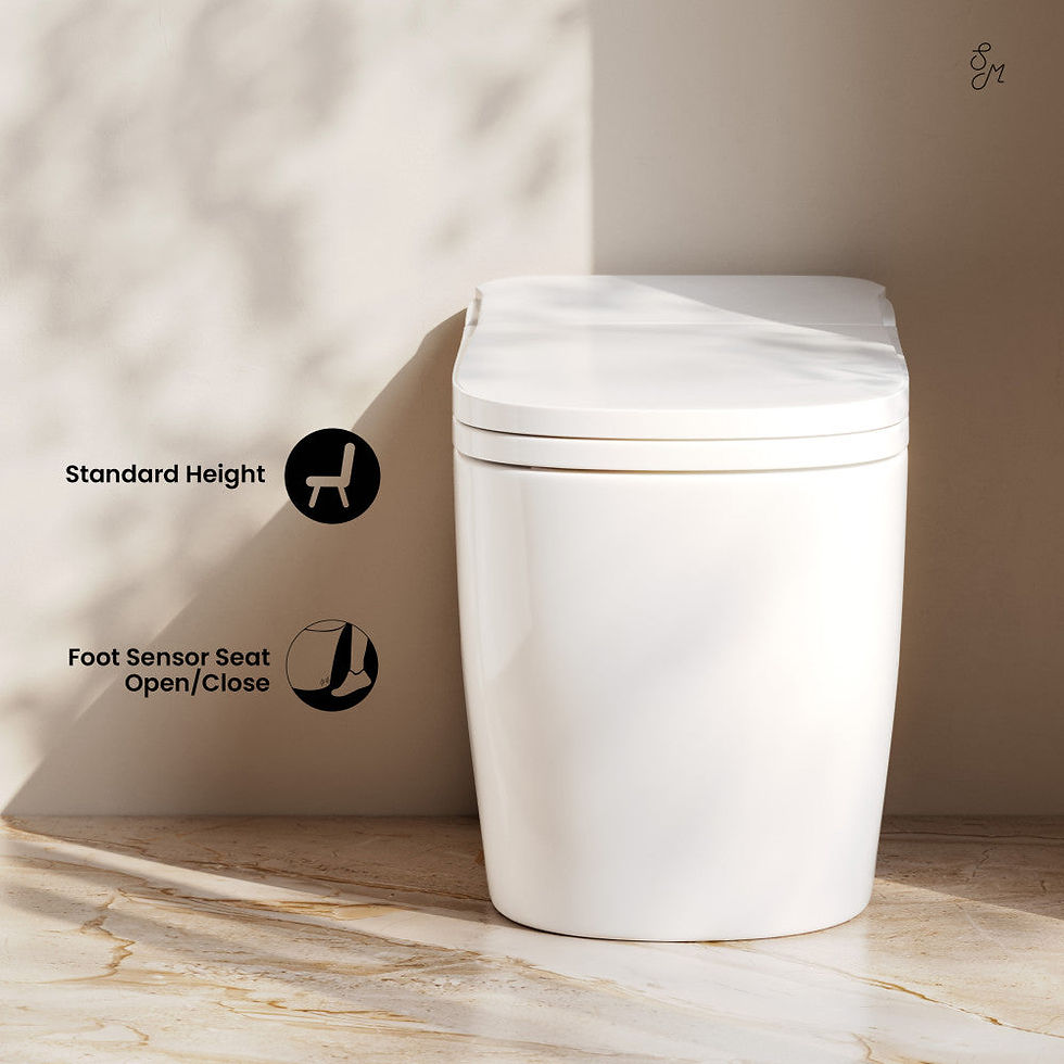 Thumbnail: Swiss Madison Avancer One pc Smart Toilet 1.28 GPF in Glossy White w/