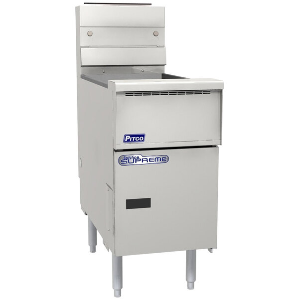 Pitco® SE14X-SSTC 40-50 lb. Solstice Electric Floor Fryer 614SE14XSTCB