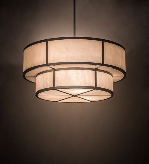 Meyda 48" Wide Jayne 2 Tier Pendant