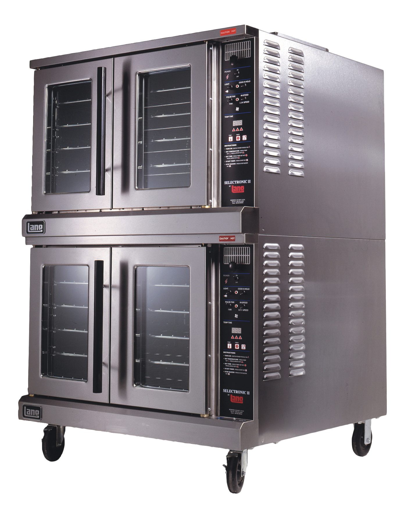 Lang ECOF-AP2 Electric Freestanding Convection Oven Full Size Standard Depth 2