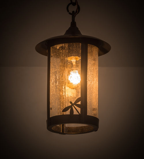 Meyda 8" Wide Fulton Dragonfly Pendant
