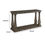 Thumbnail: Rectangular Wooden Sofa Table with Square Baluster Legs, Gray - BM210854
