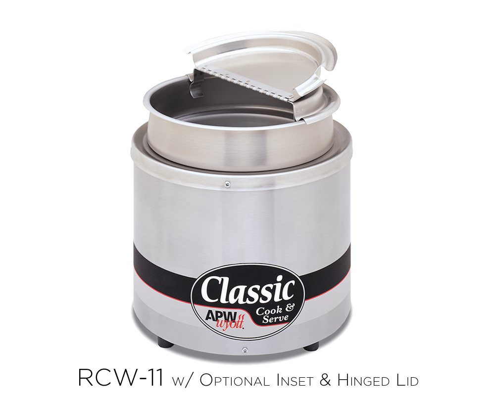 APW Wyott RCW-11SP Lassic Insulated Round Cooker Server Rcw