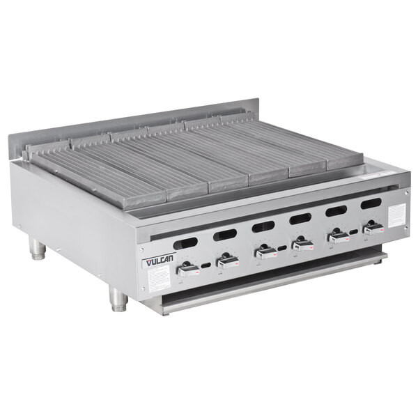 Vulcan VACB36 – 101 Achiever 36″ Medium-Duty Radiant Natural Gas Charbroiler – 1