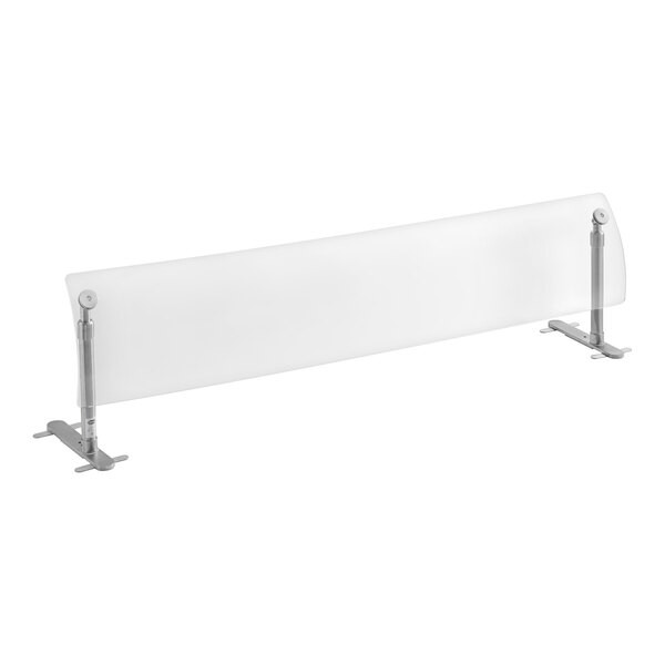 Hatco Flav-R-Shield 72″ x 14″ 1-Bay Portable Curved Acrylic Adjustable Sneeze Gu