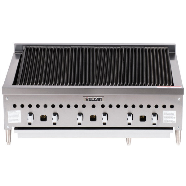 Vulcan VCCB36-201 Liquid Propane Low Profile 36″ Radiant Charbroiler – 87,000 BT