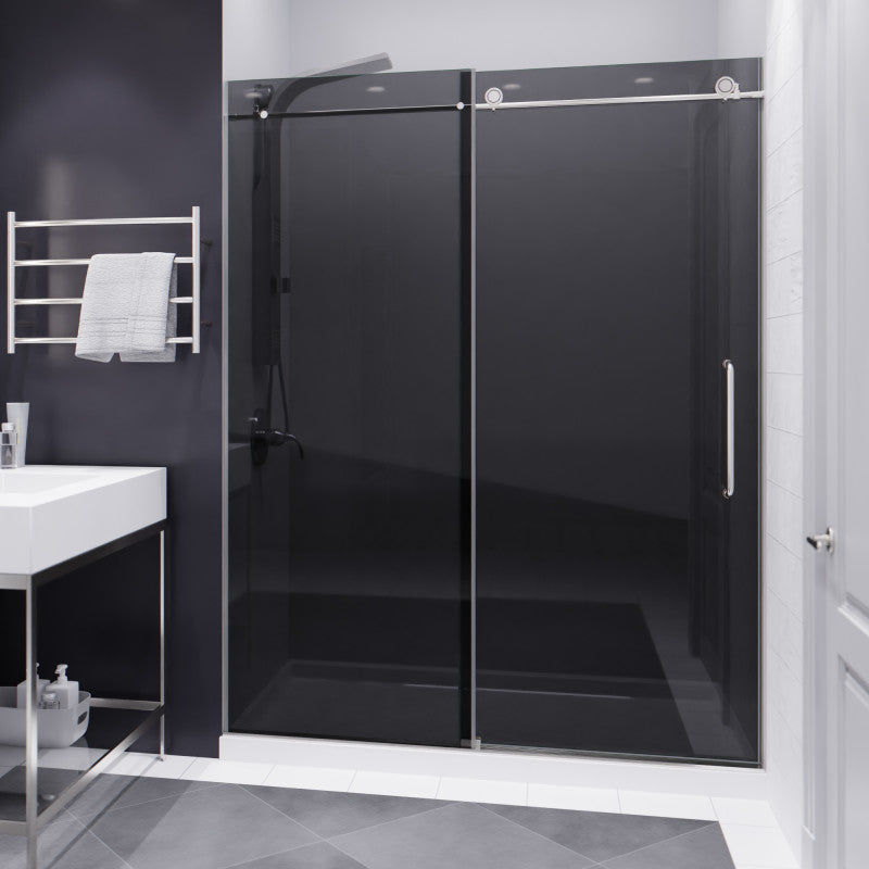 Thumbnail: ANZZI Madam Series Frameless Sliding Shower Door w/ Clear Tempered