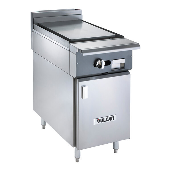 Vulcan V1P18B-NAT V Series Natural Gas 18″ Heavy-Duty Plancha Range with Cabinet