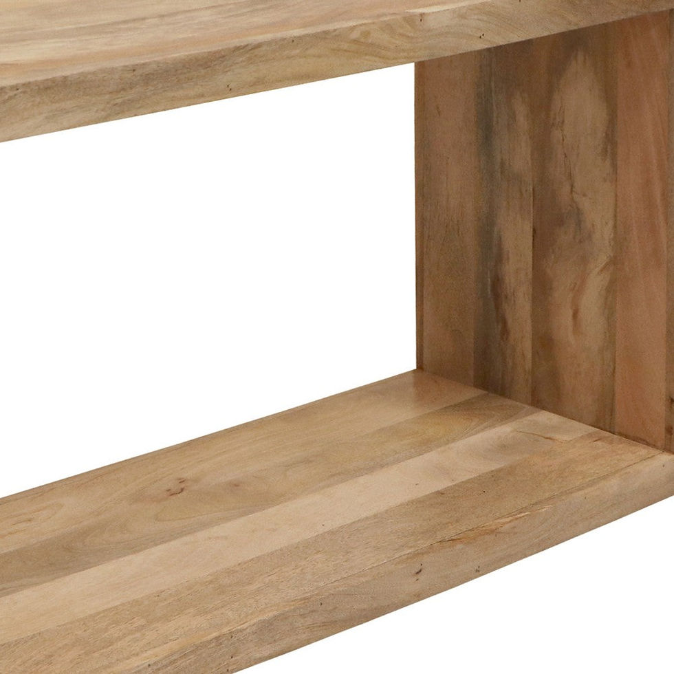 Thumbnail: The Urban Port Keli 52" Mango Wood Sideboard Console Table, Open Cube