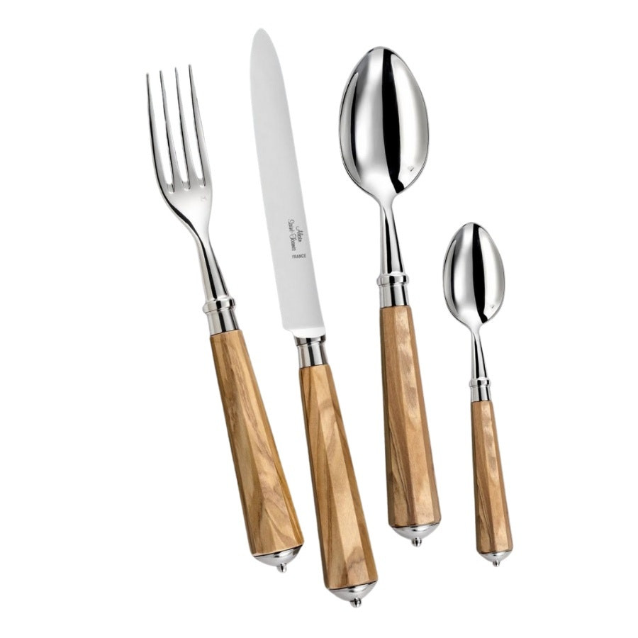 Alain Saint Joanis Ravel Olivewood 5-Piece Place Setting