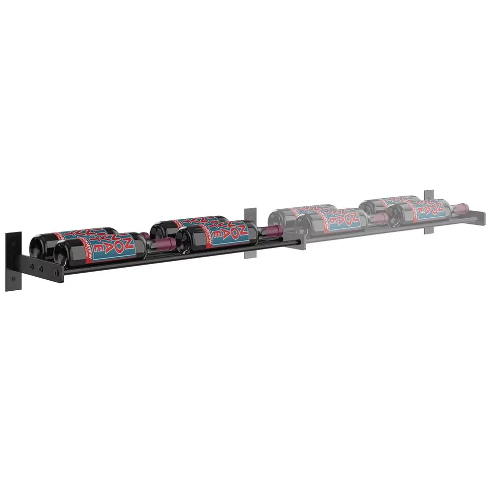 Thumbnail: Evolution Wine Wall 5 2C Extension (wall mounted metal wine rack