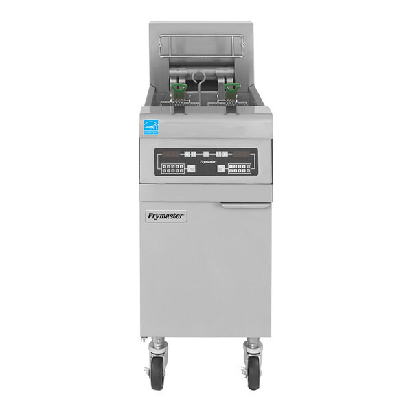 Frymaster RE14C-SD 240/1 Electric Floor Fryer with 50 lb. Open Frypot and Digita