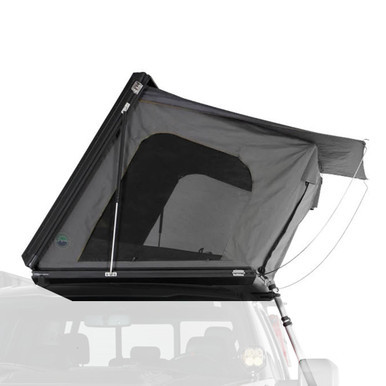 HD Sidewinder 2 Person Side Load Aluminum Hard Shell Roof Top Tent, Grey Body…