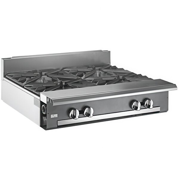 Vulcan V4B36-NAT V Series Natural Gas 4 Burner 36″ Modular Heavy-Duty Range – 13