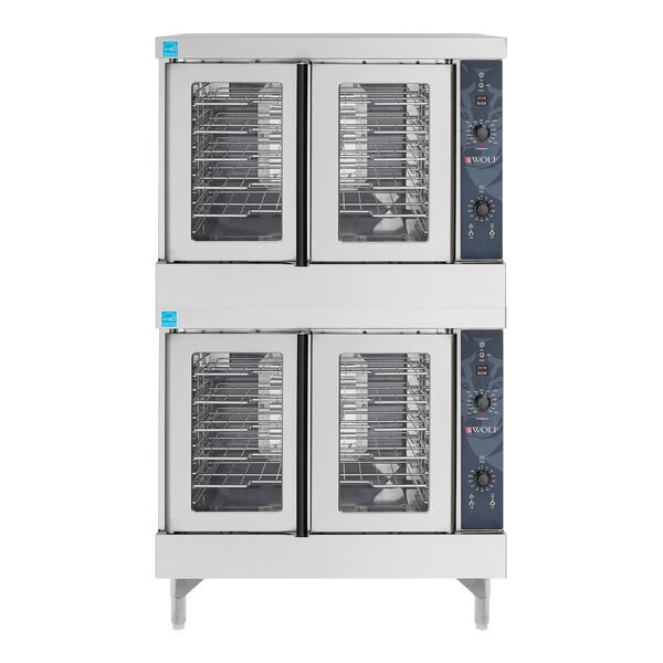 Wolf by Vulcan WC44ED 208/3 Double Deck Full Size Electric Convection Oven – 208