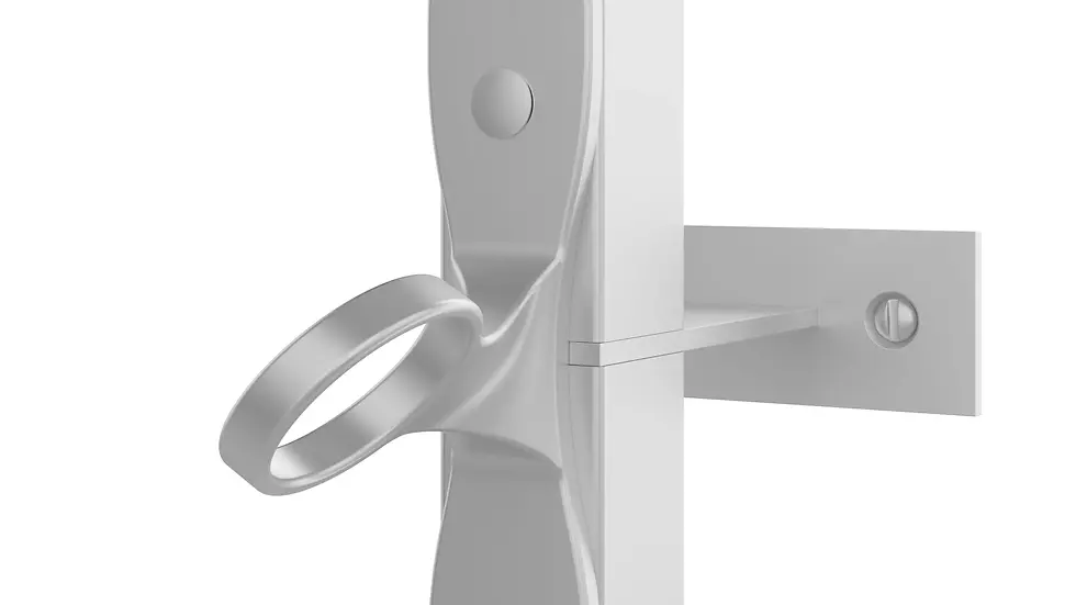 Thumbnail: Helix Post Vertical Extension Bracket (floating wine rack system