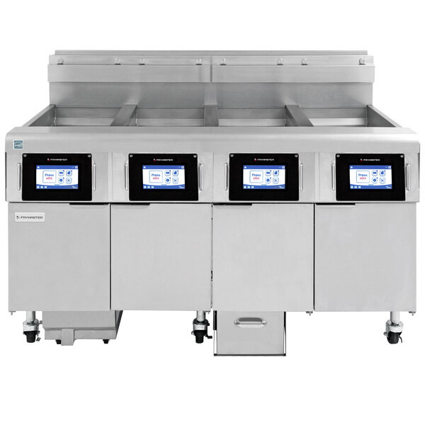 Frymaster 4FQG30U FilterQuick Oil-Conserving 30 lb. Liquid Propane Four Unit Flo