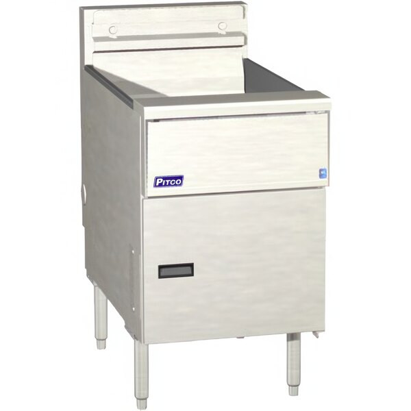 Pitco® SG18SVS7 Natural Gas 70-90 lb. Floor Fryer with 7″ Touch Screen Controls