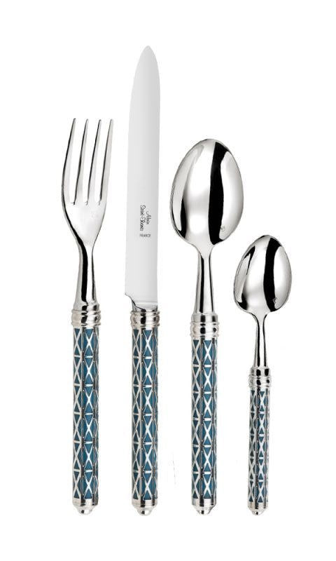 Alain Saint Joanis Louxor Silver & Blue Gravy ALAIN-LOUXORSILVERDARKBLUE-055