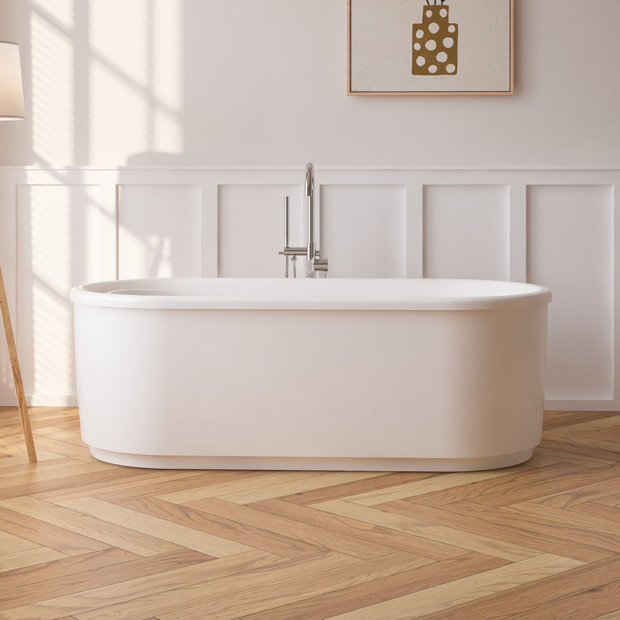Vanity Art Acrylic Soaking Bathtub B909
