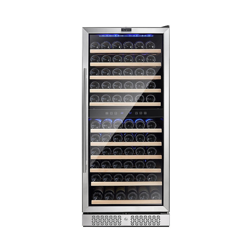 Thumbnail: Empava Appliances Empava 55 inch Tall Dual Zone 100 Bottle Wine Fridge