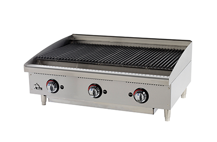 Star-Max 6124RCBF Radiant Gas Charbroiler – 24″ Wide – Natural Gas, 8000