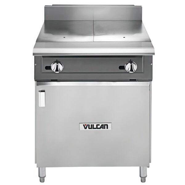 Vulcan V224HB-NAT V Series Natural Gas Heavy-Duty Range with 24″ Hot Top and Cab