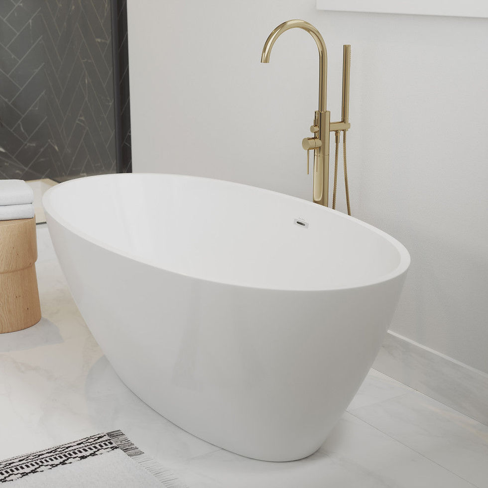 Thumbnail: Swiss Madison Manoir 60" Freestanding Bathtub