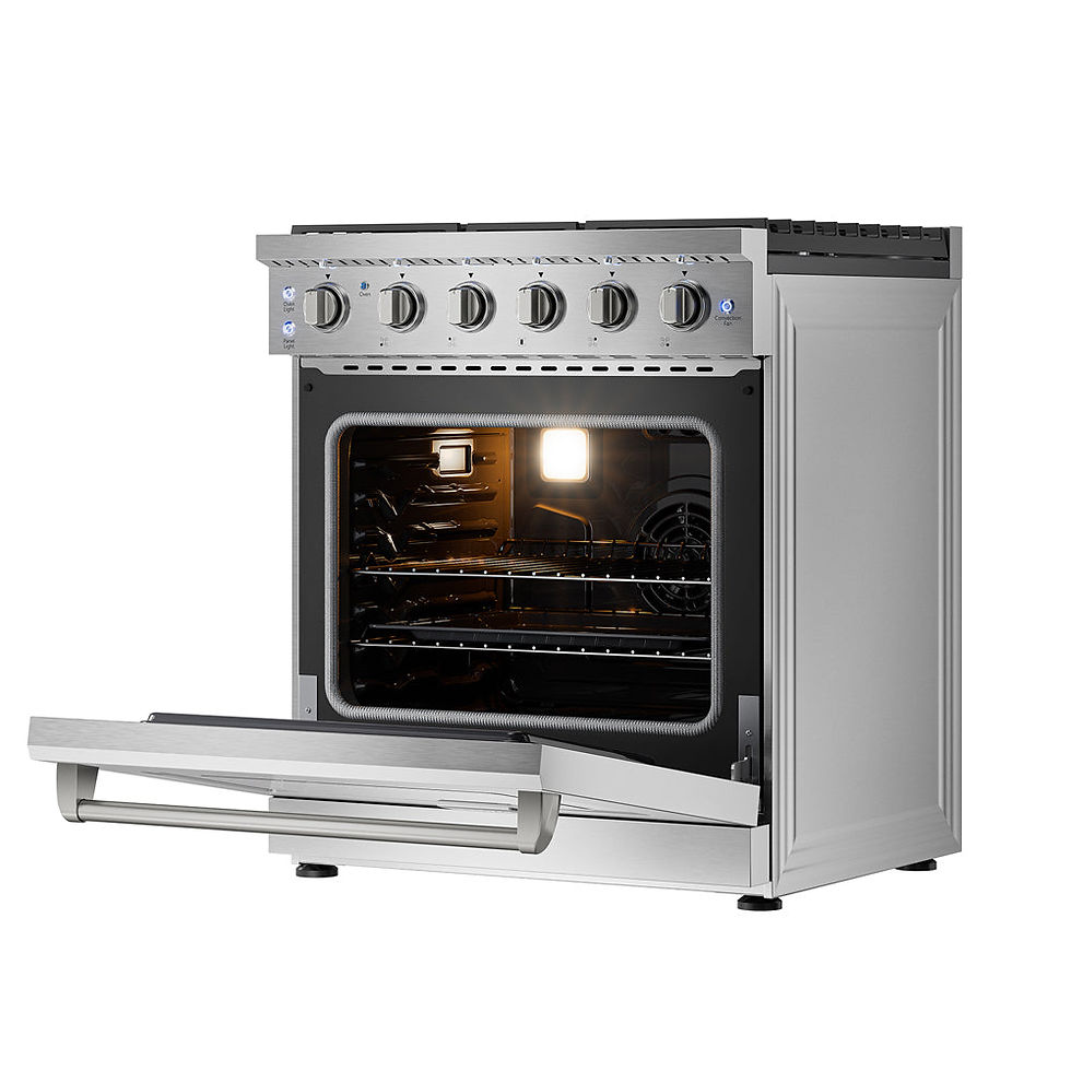 Thumbnail: Empava Appliances Empava 30" Pro-Style Slide-in Single Oven Gas Range